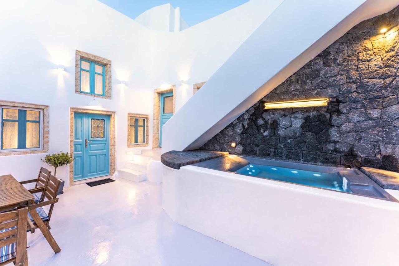 Kalamia Cave House Villa Pyrgos Kallistis Luaran gambar