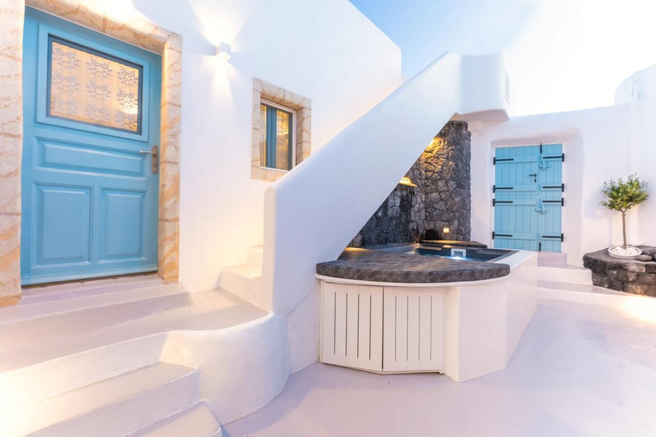 Kalamia Cave House Villa Pyrgos Kallistis Luaran gambar
